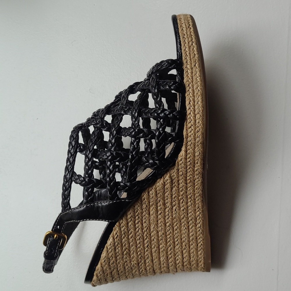 PRADA Authentic wedge mules sandals black - Picture 2 of 8